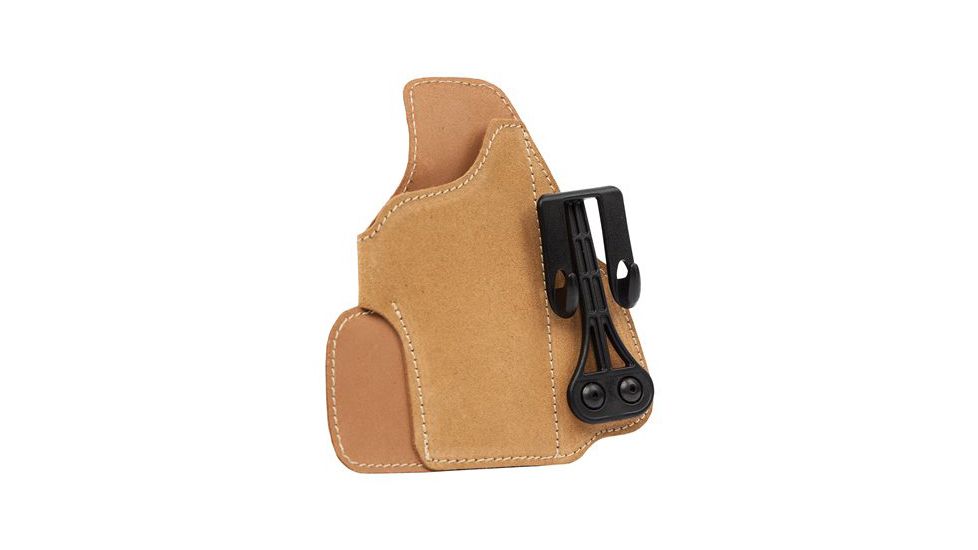 BlackHawk Leather Tuckable Holster, Brown, Fits Glock 30/ SW MP Compact, Left Hand 421610BN-L
