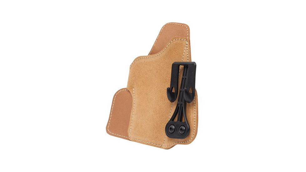 BlackHawk Leather Tuckable Holster, Brown, Fits Glock 30/ SW MP Compact, Left Hand 421610BN-L