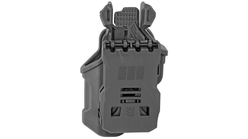 BlackHawk T-Series L2C Compact Holsters, Glock 19/Glock 26/Glock 27, Right Hand, Matte Black, Black, 410701BKR