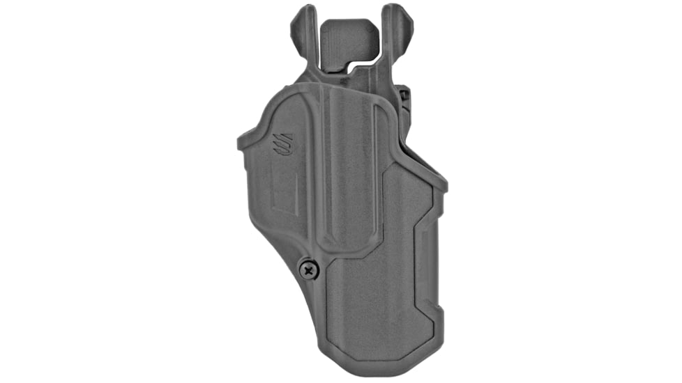 BlackHawk T-Series L2C Compact Holsters, Glock 43/Glock 43X, Right Hand, Matte Black, Black, 410768BKR