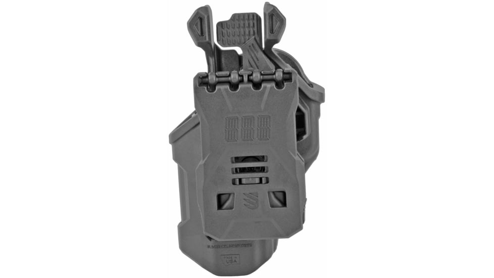 BlackHawk T-Series L2C Holster for Glock 20 Glock 20/21/37/38, Right Hand, Black, 410713BKR
