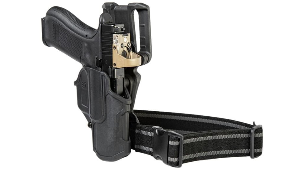 Blackhawk T-Series L2C Overt Holster, S&amp;W M&amp;P TLR7/8 BK M&amp;P 1.0/2.0 9/.40/45, Right Hand, 1102527