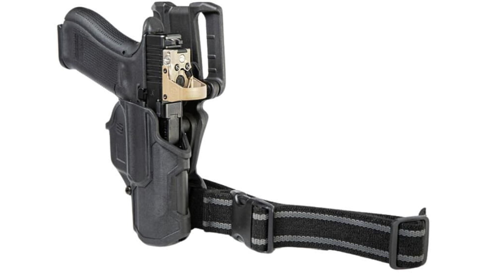 Blackhawk T-Series L2C Overt Holster, S&amp;W M&amp;P TLR7/8 BK M&amp;P 1.0/2.0 9/.40/45, Right Hand, 1102527