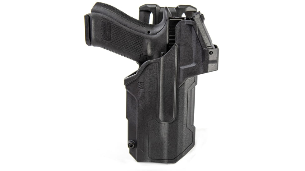 BlackHawk T-series L2d Lb Black Rds Glock 17/19/22/23/31/32/45/47 W/tlr 1/2 Rh Box, Plain - 44NB00BKR