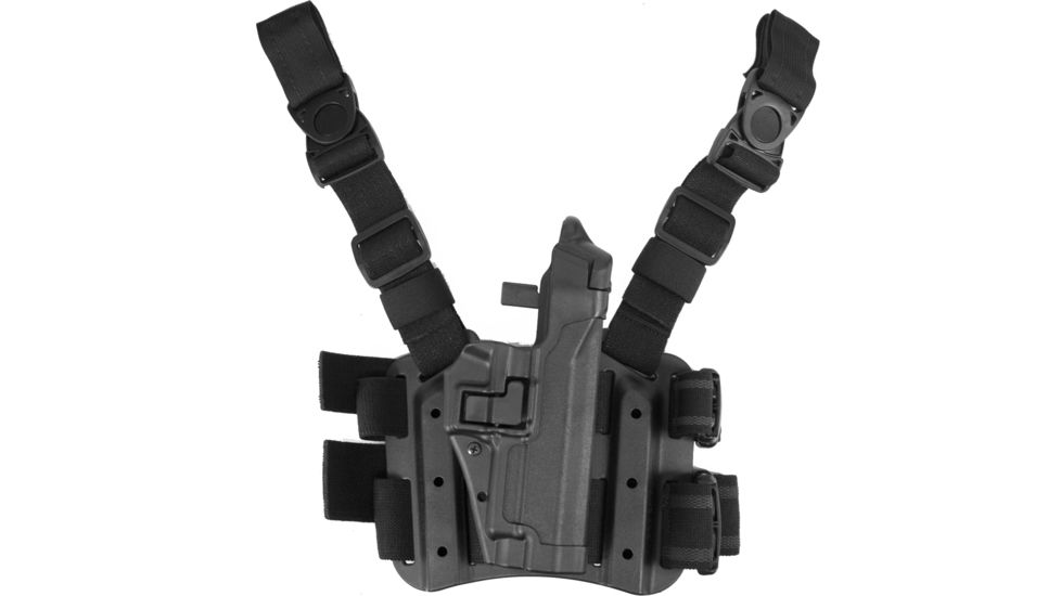 Blackhawk SERPA Tactical Level 3 Thigh Holster, Black, Right Hand, Sig 220/226/228/229