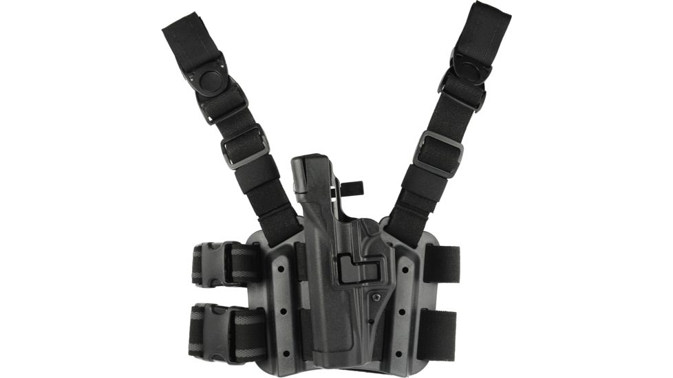 BlackHawk SERPA Level 3 Tactical Holsters, Glock 20/Glock 37/Glock 38/Glock 21/Glock 21SF, Left Hand, Matte, Black, 430613BKL