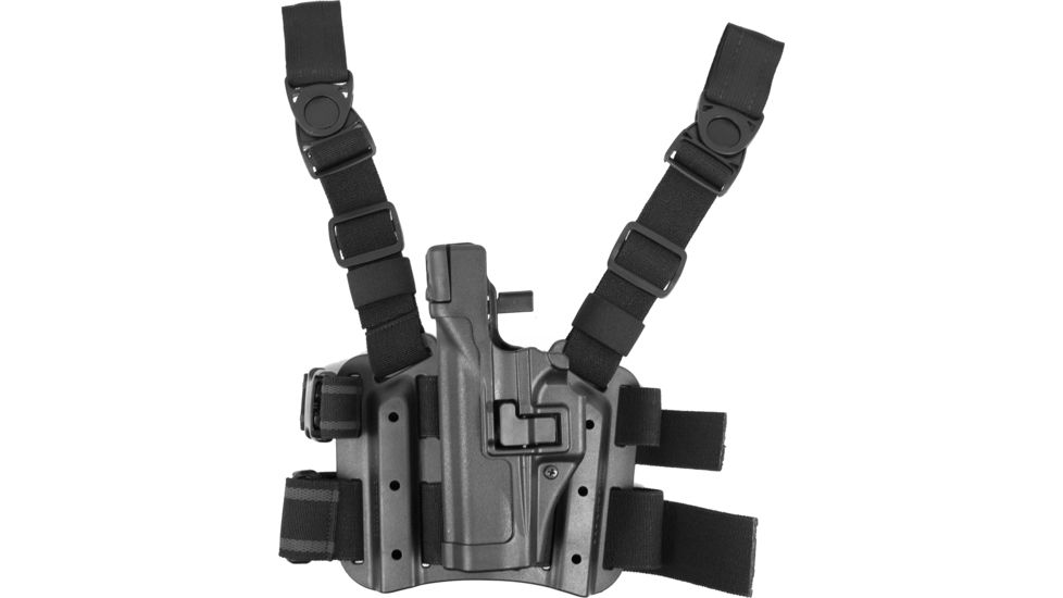 BlackHawk SERPA Level 3 Tactical Holsters, Smith &amp; Wesson M&amp;P 9/Smith &amp; Wesson M&amp;P 40, Left Hand, Matte, Black, 430625BK-L