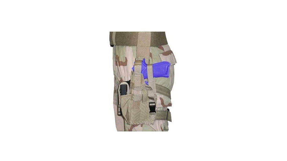 BlackHawk Tactical Omega VI Elite Holster Left Hand Draw Full Size Auto Pistols, Olive Drab