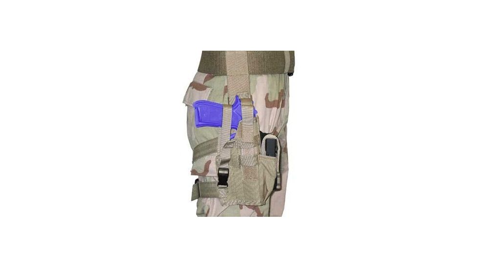 BlackHawk Tactical Omega VI Elite Airborne Holster Left Hand Draw - Sig 220,226,228/Glock 17/19/22/23/27