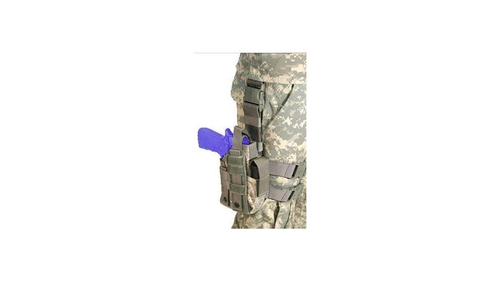 BlackHawk Tactical Omega VI Ultra Universal Modular Light Holster, Army Universal, 40MLH1AU