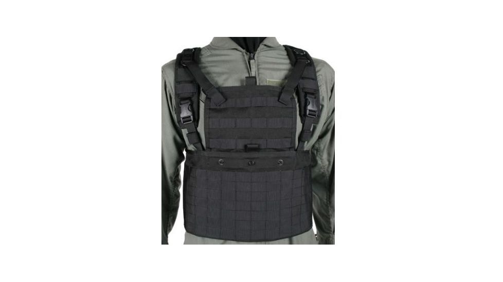 BlackHawk Tactical STRIKE Commando Recon Chest Harness, Black, Standard Fit 37CL01BK
