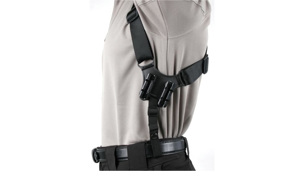 Blackhawk Vertical Shoulder Holster, Left Hand, Black, 4.5-5in BBL Large Auto, 40VH05BK-L