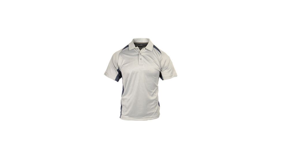 BlackHawk Warrior Wear Short Sleeve Athletic Polo Shirt, Grey, Small