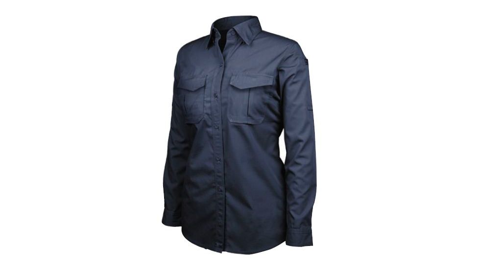 BlackHawk Women's LT2 L/S Tactical Shirt, Navy, Small 92TS03NA-SM