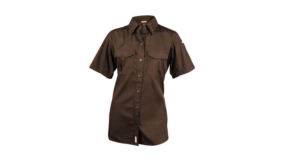 BlackHawk Women's LT2 S/S Tactical Shirt, Chocolate Brown, XL 92TS04CB-XL