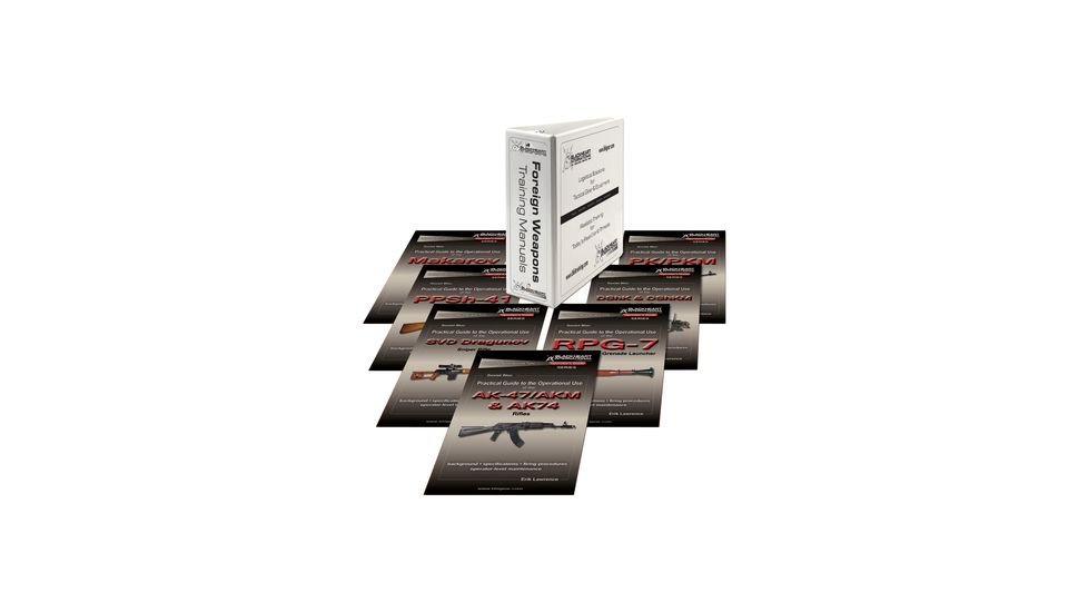 Blackheart Foreign Weapons Manuals Set- Makarov, PPSH-41, AK, SVD, PKM, DShK, RPG