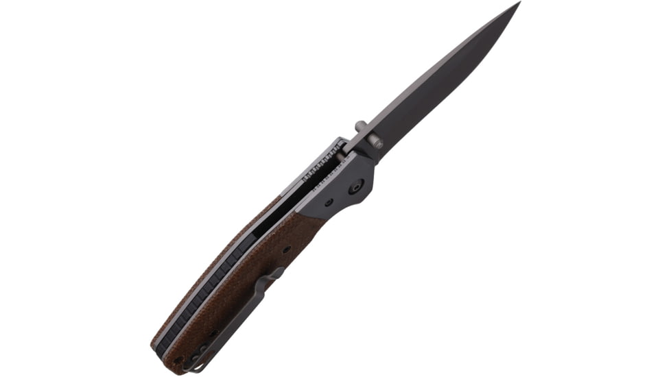 Blackjack Linerlock Brown Micarta, BCB157