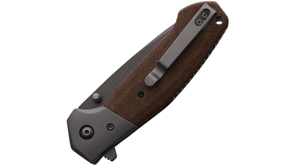 Blackjack Linerlock Brown Micarta, BCB157