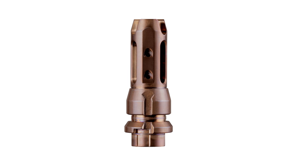 Blackout Defense 5/8-24 Keymo Hybrid Muzzle Device, H900, Bronze, MUZZLE-5/8-KEYMO-HYB-H900