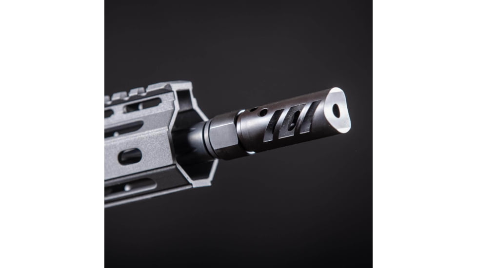 Blackout Defense Horizon Barrel Compensator, 5.56mm /.223 Remington, 1/2-28, Black, 92217