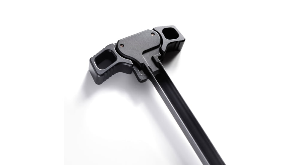 Blackout Defense Stryker Ambi Gas-Deflecting Charging Handle, Right-Hand Deflection, Compact Lever, Black, Black, CHG15RIGHTCMTBLK
