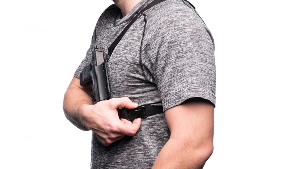BlackPoint Tactical Outback Kydex Chest Holster, Fits 5 in 1911, Right Hand, Black, 105836