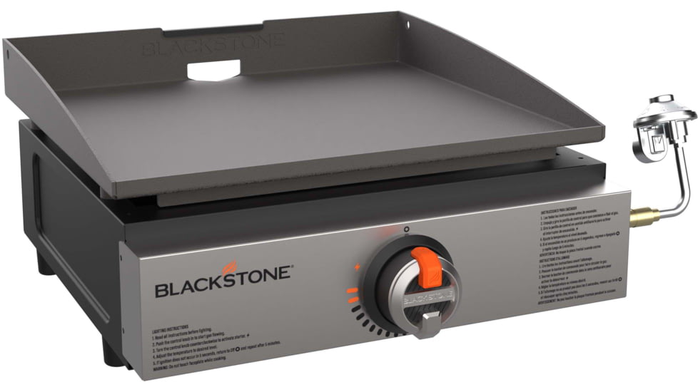 Blackstone Stainless Front Panel Tabletop Griddle, Silver, 17in, 1971