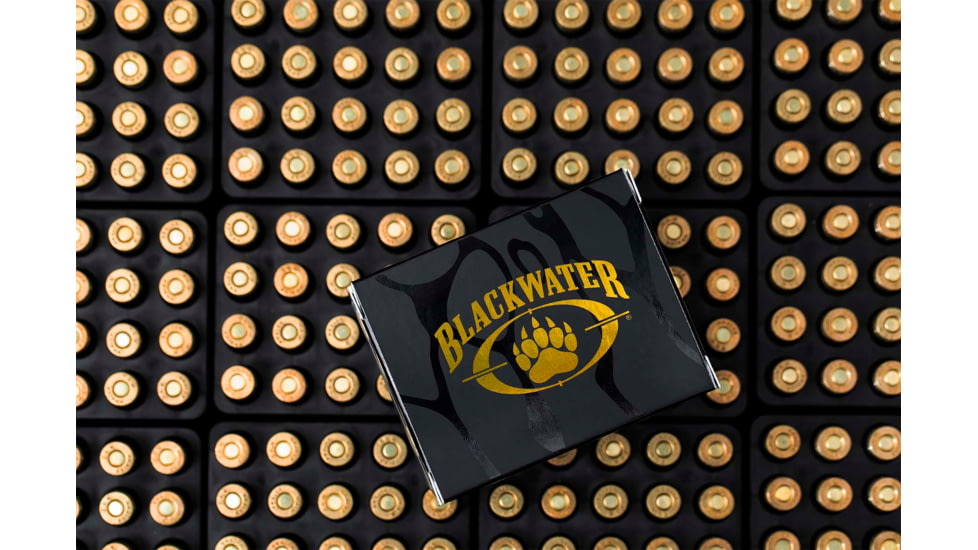 Blackwater Ammunition Defense Grade 9mm 9mm 115 Grain Jacketed Hollow Point Brass Cased Centerfire Pistol Ammo, 20 Round, BWA-5007
