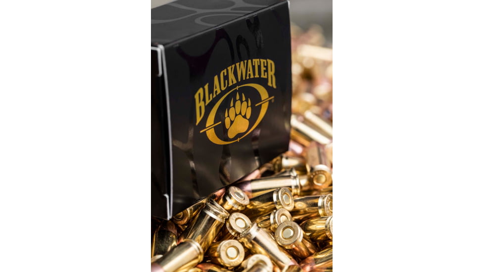 Blackwater Ammunition Defense Grade 9mm 9mm 115 Grain Jacketed Hollow Point Brass Cased Centerfire Pistol Ammo, 20 Round, BWA-5007