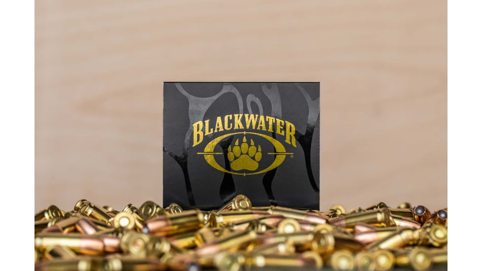 Blackwater Ammunition Defense Grade 9mm 9mm 115 Grain Jacketed Hollow Point Brass Cased Centerfire Pistol Ammo, 20 Round, BWA-5007