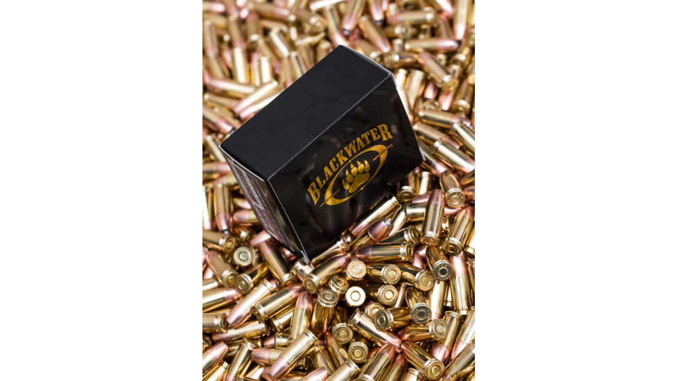 Blackwater Ammunition Defense Grade 9mm 9mm 115 Grain Jacketed Hollow Point Brass Cased Centerfire Pistol Ammo, 20 Round, BWA-5007