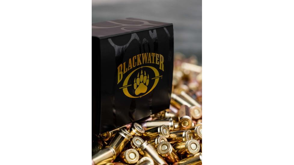 Blackwater Ammunition Defense Grade 9mm 9mm 115 Grain Jacketed Hollow Point Brass Cased Centerfire Pistol Ammo, 20 Round, BWA-5007