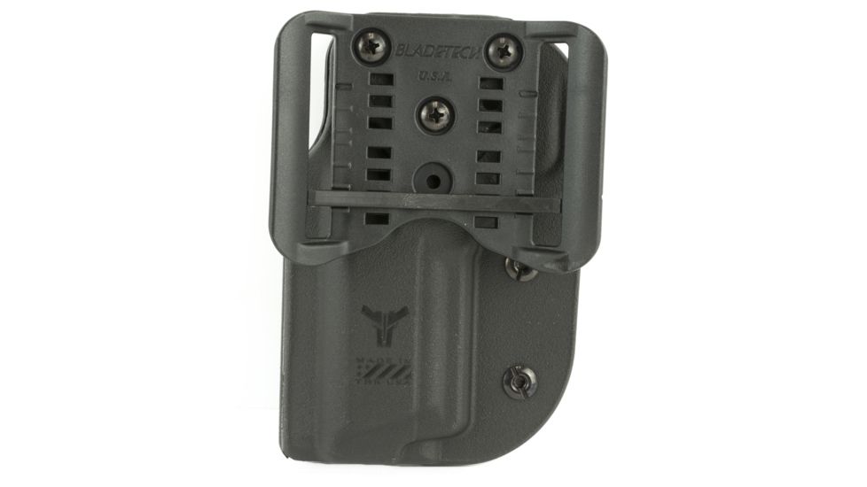 Blade-Tech S&amp;W M&amp;P Signature OWB Hard Right Hand Belt Holster w/ Adjustable String Ray Loop, Black, BTHOLX0008SMP9ASBLKRH