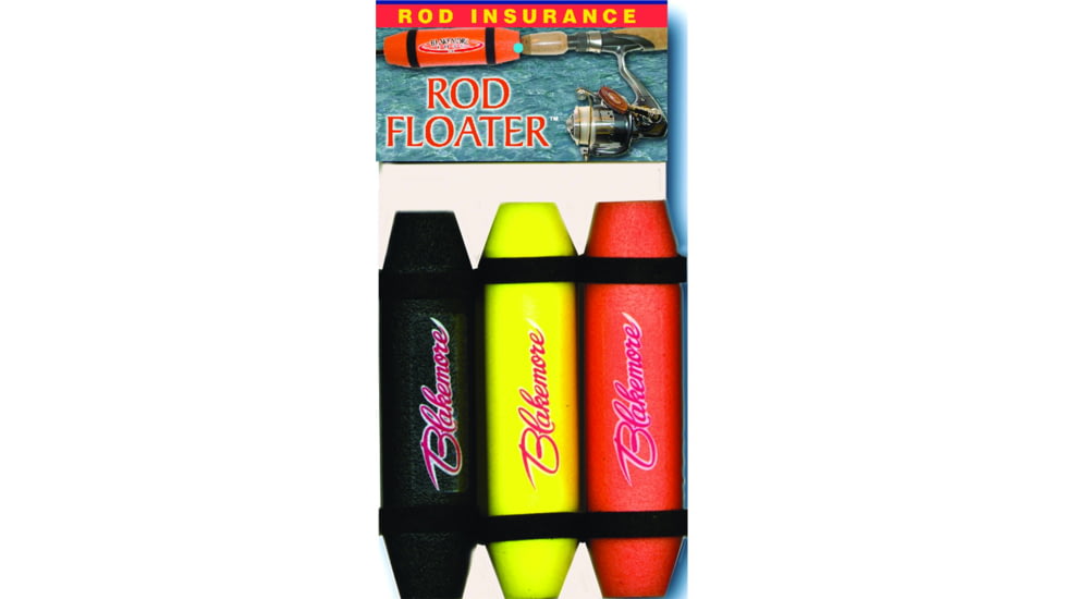 Blakemore 6in Rod Floaters 3/Pk Asst-Black/Yellow/Orange, 436