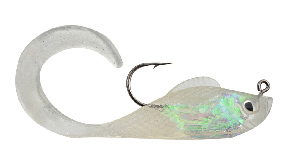 Blaze Fishing Gear Rigged Grub Grub, 5, 2in, Pearl/White, RCM2-PWS