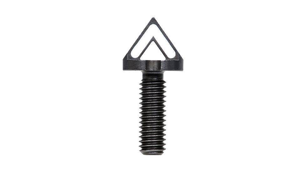 Blitzkrieg Components AR-15 Chevron Front Sight Post w/ No Tool, White, ARCFS08W