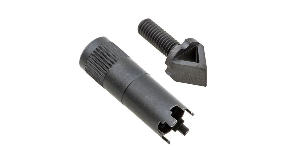 Blitzkrieg Components AR-15 Chevron Front Sight Post w/ Tool, Black, ARCFS05BT