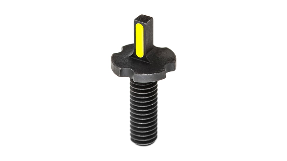 Blitzkrieg Components AR-15 Flat Front Sight Post, Tritium Dot, No Tool, Luminescent Green, ARFFS08LG
