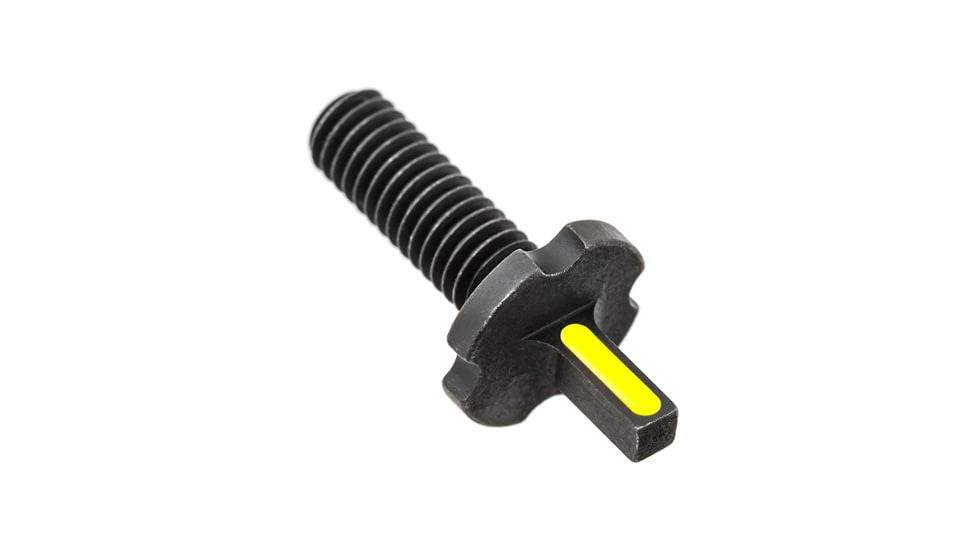 Blitzkrieg Components AR-15 Flat Front Sight Post, Tritium Dot, No Tool, Luminescent Green, ARFFS08LG