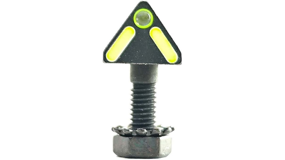 Blitzkrieg Components Benelli/Beretta Chevron Sight Post, Tritium Dot, Luminescent Green, BNCVLGTD3