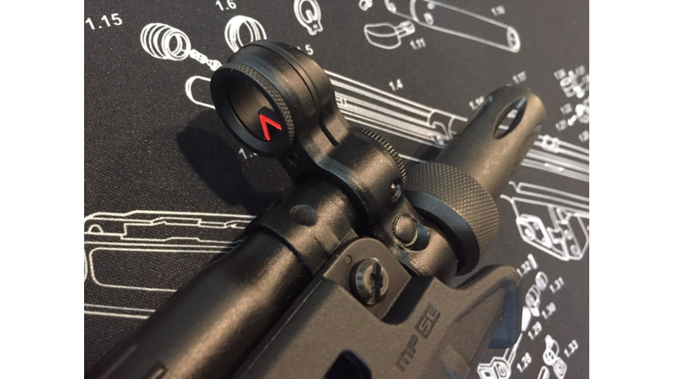 Blitzkrieg Components HK Chevron Front Sight Gen 2, Orange, HKCVO