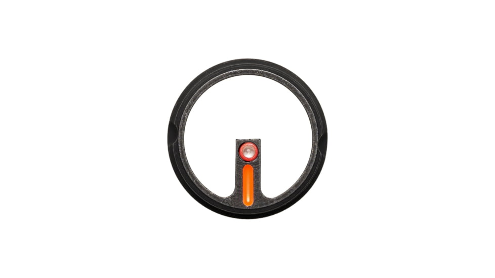 Blitzkrieg Components HK Flat Gen 2 Tritium Dot Front Sight, Orange Stripe, HKFLTOTD