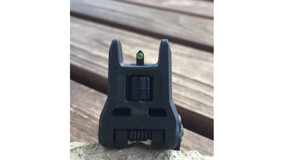 Blitzkrieg Components Magpul MBUS Gen 3 Flat Tritium Circle Dot Sight Post, Green Ring, MP3SPKGTD