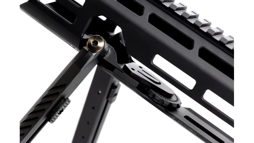 BLK LBL AR-10 DPMS Low Handguard w/ Integral Bipod, Black, 14 in, BL-AR10L-B-14-BLK