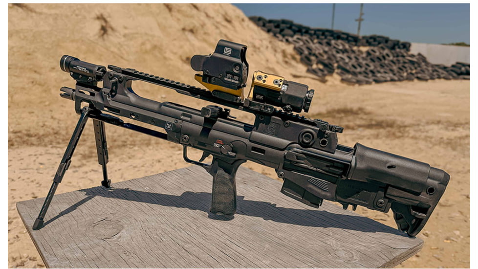 BLK LBL Hellion/VHS-2 Handguard with Integrated Bipod, 16in, Black, BL-VHS2-B-SH-BLK