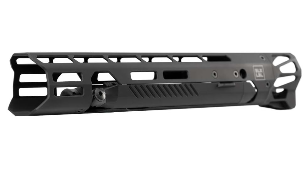 BLK LBL Q The Fix Bipod 14in Rifle Handguard, Black, 14, BL-QFIX-B-14-GRY