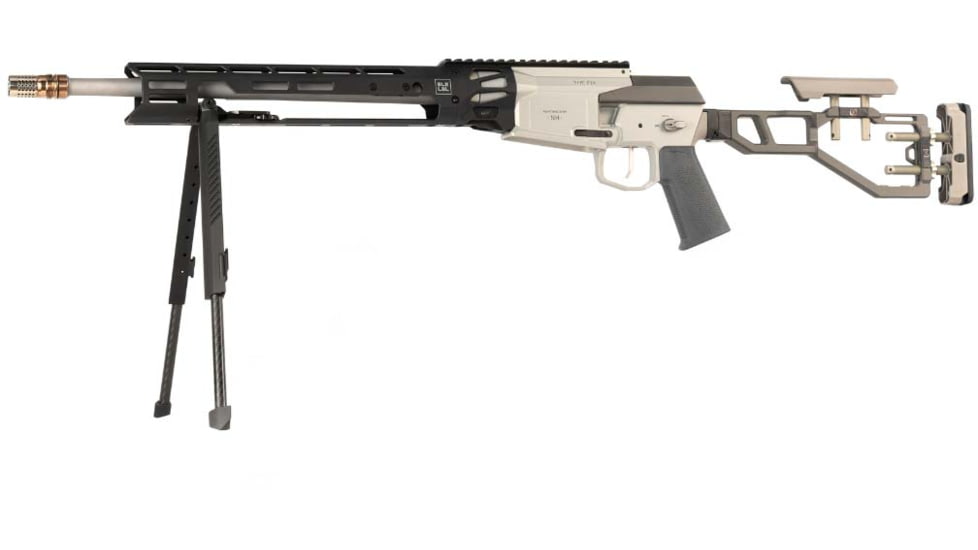 BLK LBL Q The Fix Bipod 14in Rifle Handguard, Black, 14, BL-QFIX-B-14-GRY
