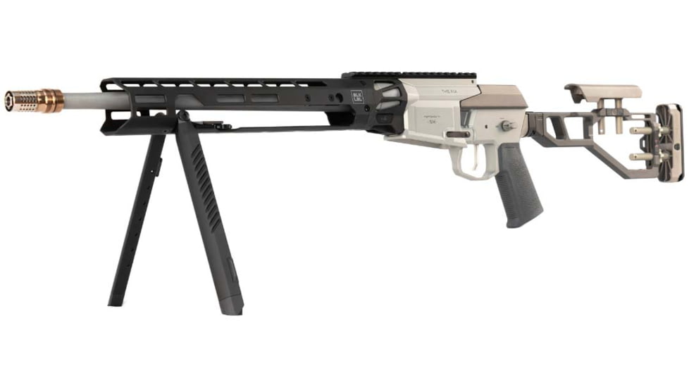 BLK LBL Q The Fix Bipod 14in Rifle Handguard, Black, 14, BL-QFIX-B-14-GRY