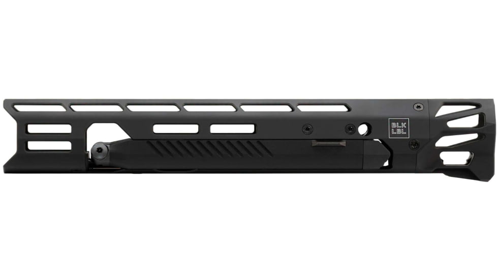 BLK LBL Q The Fix Bipod 14in Rifle Handguard, Black, 14, BL-QFIX-B-14-GRY