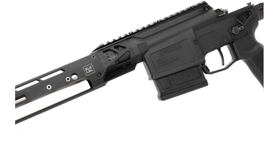 BLK LBL Sig Cross Bipod 14in Rifle Handguard, Black, 14, BL-SIGX-B-14-BLK